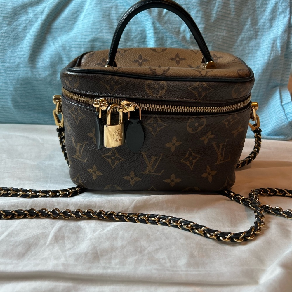 Louis Vuitton Brown Monogram Vanity Case Crossbody